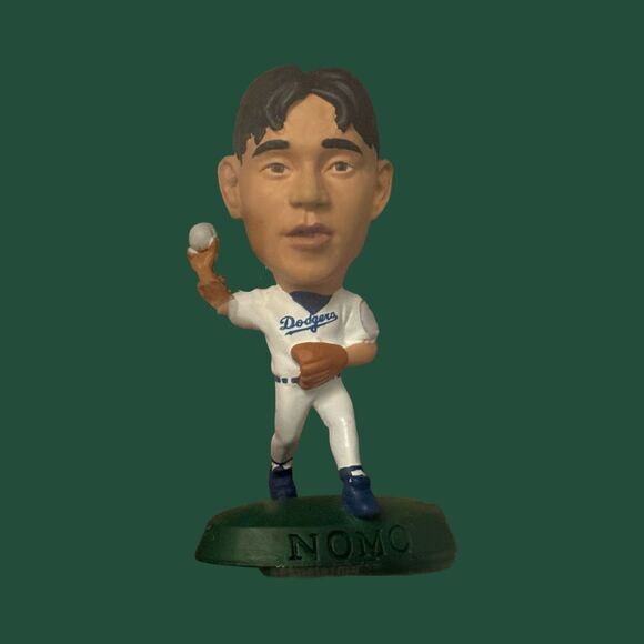 1996 Corinthian MLB Headliners Hideo Nomo Figure LA Dodgers Sealed On Card - Picture 3 of 4